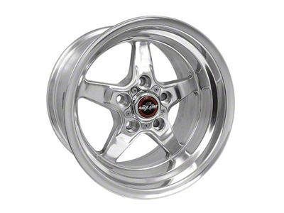 Race Star 92 Drag Star Polished Wheel; Rear Only; 15x10 (11-23 RWD Charger, Excluding Widebody)