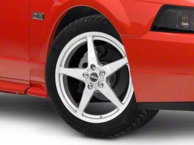 Race Star 92 Drag Star Polished Wheel; Front Only; Direct Drill; 17x4.5; -13mm Offset (99-04 Mustang)