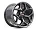 Race Star 95 Recluse Black Chrome Wheel; Front Only; 17x4.5 (10-14 Mustang)