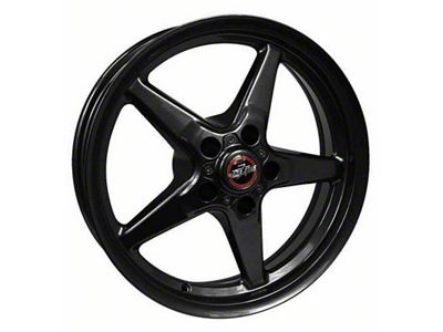 Race Star 92 Drag Star Dark Star Gloss Black Wheel; Rear Only; 15x10; Direct Drill (10-14 Mustang, Excluding 13-14 GT500)