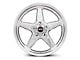 Race Star 92 Drag Star Polished Wheel; Rear Only; 17x9.5; Direct Drill (10-14 Mustang)