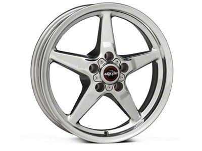 Race Star 92 Drag Star Polished Wheel; Front Only; Direct Drill; 15x3.75; -28.7mm Offset (2010 Mustang GT, V6)