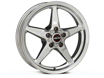 Race Star 92 Drag Star Polished Wheel; Front Only; Direct Drill; 15x3.75 (2010 Mustang GT, V6)