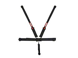 RaceQuip 5-Point Latch and Link Hans Seat Harness; Black (Universal; Some Adaptation May Be Required)