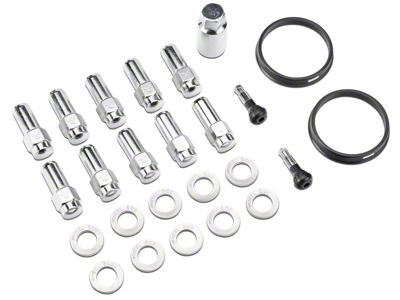 Race Star Direct Drill Closed End 14mm x 1.50 Lug Nut Kit; Set of 10 (15-25 Mustang)