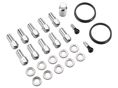 Race Star Direct Drill Open End 14mm x 1.50 Lug Nut Kit; Set of 10 (15-25 Mustang)