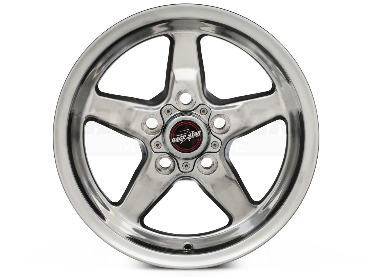 Race Star Mustang 92 Drag Star Polished Wheel; Rear Only