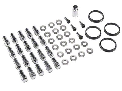 Race Star Direct Drill Closed End 14mm x 1.50 Lug Nut Kit; Set of 20 (15-25 Mustang)