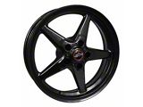 Race Star 92 Drag Star Dark Star Gloss Black Wheel; Rear Only; 15x10; Direct Drill; 46mm Offset (05-09 Mustang)