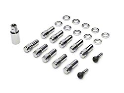 Race Star Direct Drill Closed End 1/2-Inch x 20 Lug Nut Kit; Set of 10 (94-14 Mustang)