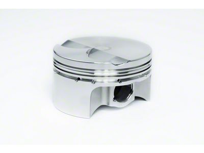 RaceTec Pistons Extream Duty FSR Forged Flat Top Piston; 4.125-Inch Bore; 4.000-Inch Stroke; 6.077-Inch Rod Length; 1.163-Inch Compression Height; Set of 8 (06-13 Corvette C6 427, Z06)