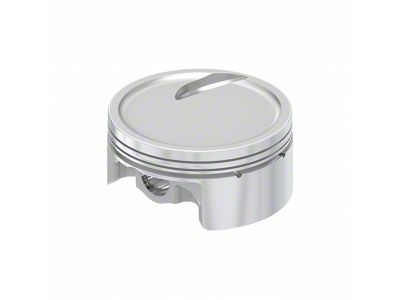 RaceTec Pistons Dish Piston; 3.572-Inch Bore, 4.165-Inch Stroke, 6.658-Inch Rod Length, 1.220-Inch Compression Height; Set of 8 (96-04 Mustang GT)