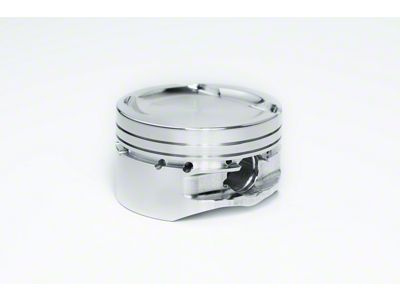 RaceTec Pistons Dish Piston; 3.631-Inch Bore, 3.650-Inch Stroke, 5.933-Inch Rod Length, 1.166-Inch Compression Height; Set of 8 (11-25 Mustang GT, Dark Horse)