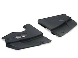 SpeedForm Radiator Extension Covers; Unpainted (05-09 Mustang GT, V6)