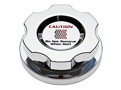 SpeedForm Modern Billet Radiator Cap Cover; Chrome (11-14 Mustang)