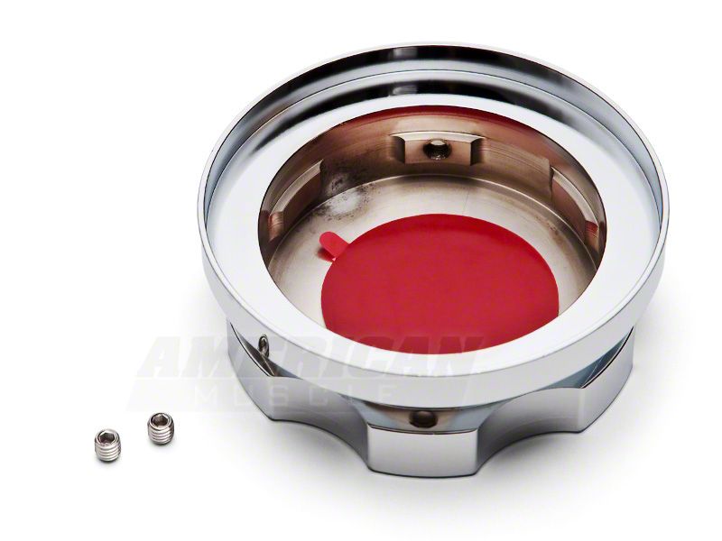 SpeedForm Mustang Modern Billet Radiator Cap Cover; Chrome 41206 (11-14 ...