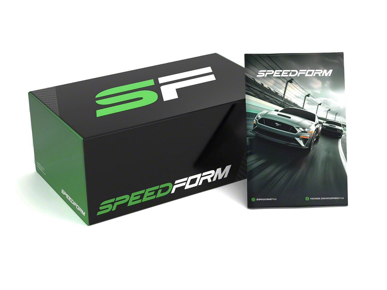 SpeedForm Mustang Modern Billet Radio Knob; Chrome 41266 (05