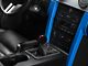 Modern Billet Rally Stripe 5-Speed Shift Knob; Black/Red (05-10 Mustang GT, V6)