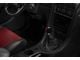 Modern Billet Rally Stripe 6-Speed Shift Knob; Black/Red (03-04 Mustang Cobra)