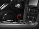 Modern Billet Rally Stripe 6-Speed Shift Knob; Black/Red (11-14 Mustang GT, V6)