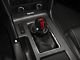 Modern Billet Rally Stripe 6-Speed Shift Knob; Black/Red (11-14 Mustang GT, V6)