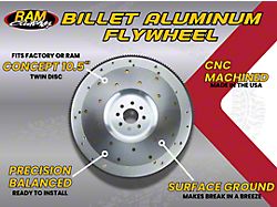 RAM Clutches Billet Aluminum Flywheel; 6 Bolt (96-98 Mustang GT; Late 01-10 Mustang GT)