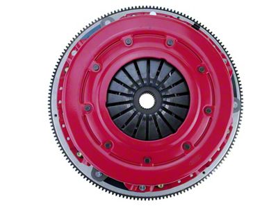 RAM Clutches Force 10.5 900 Series Metallic Dual Disc Clutch Kit with 6-Bolt Steel Flywheel; 26-Spline (10-15 Camaro SS)