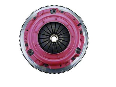 RAM Clutches Force 9.5 300 Series Organic Dual Disc Clutch Kit with 6-Bolt Aluminum Flywheel; 26-Spline (10-15 Camaro SS)