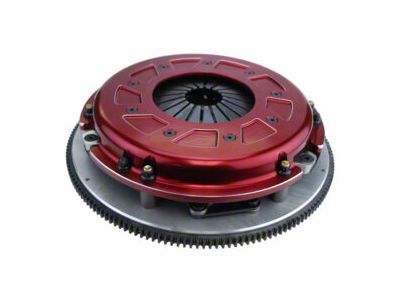 RAM Clutches Pro Street 900 Series Metallic Dual Disc Clutch Kit with 6-Bolt Steel Flywheel; 26-Spline (97-13 Corvette C5 & C6)