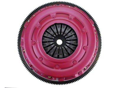 RAM Clutches Force 10.5 300 Series Organic Dual Disc Clutch Kit with 8-Bolt Steel Flywheel; 26-Spline (99-04 4.6L Mustang; 07-12 Mustang GT500)