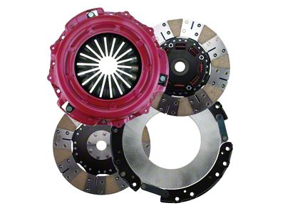 RAM Clutches Concept 10.5 900 Series Metallic Dual Disc Clutch Kit; 23-Spline (11-17 Mustang GT)