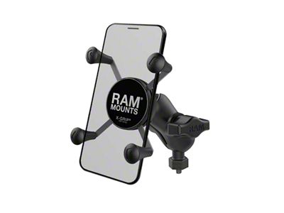 RAM Mounts X-Grip Phone Mount with Tough-Ball M6-1 x 6mm Base (Universal; Some Adaptation May Be Required)