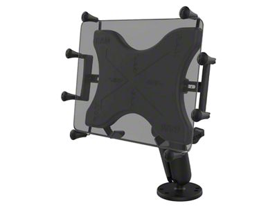 RAM Mounts X-Grip Drill-Down Double Ball Mount for 12-Inch Tablets (Universal; Some Adaptation May Be Required)