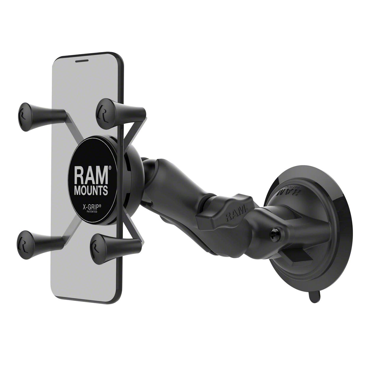 RAM-B-166-C-UN10 Long Twist & Lock Suction Mount & X-Grip® for Samsung Galaxy S8 PLUS (sku 42113)