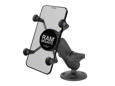 RAM Mounts X-Grip High-Strength Composite Phone Mount with Drill-Down Base (Universal; Some Adaptation May Be Required)