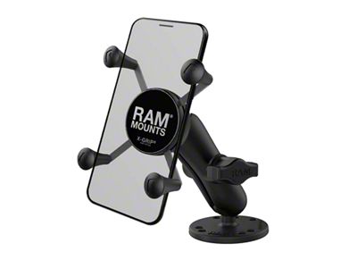 RAM Mounts X-Grip Phone Mount with Drill-Down Base (Universal; Some Adaptation May Be Required)
