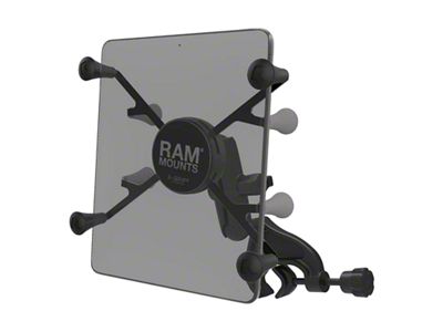 RAM Mounts X-Grip Mount with Yoke Clamp Base for 7 to 8-Inch Tablets (Universal; Some Adaptation May Be Required)