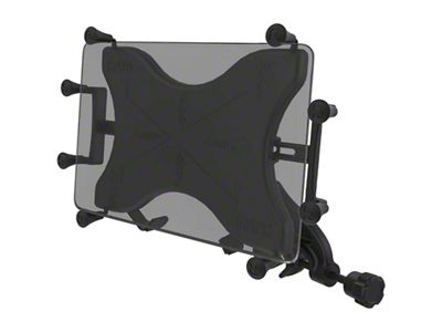 RAM Mounts X-Grip Mount with Yoke Clamp Base for 9 to 10-Inch Tablets (Universal; Some Adaptation May Be Required)