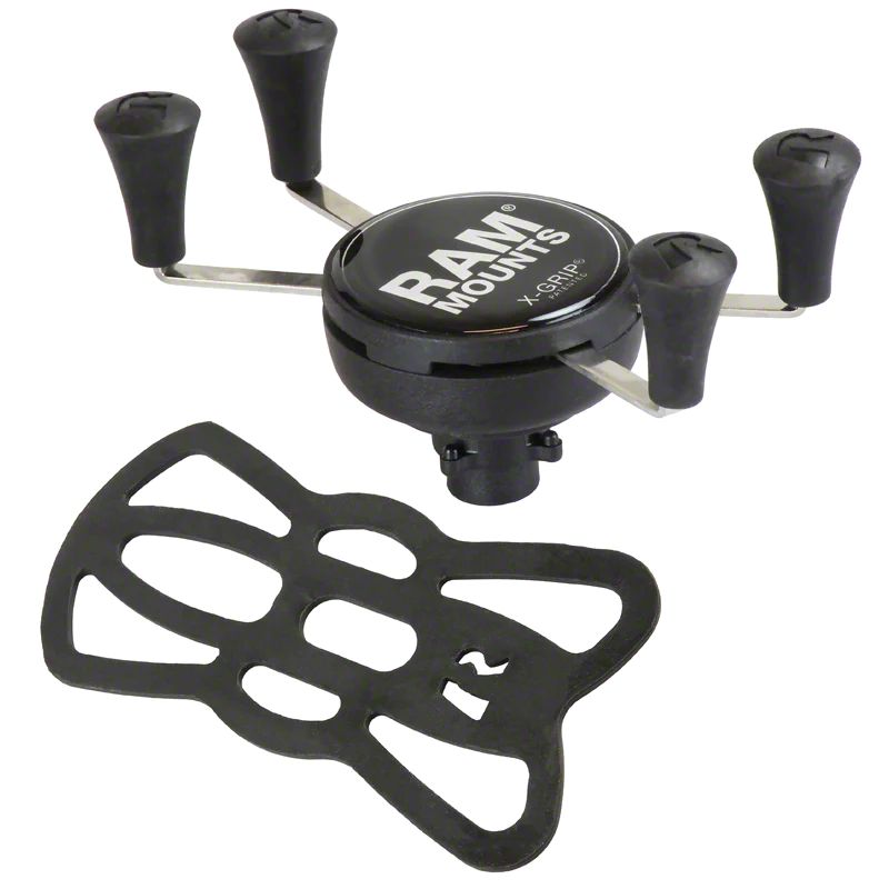 RAM EZ-ON - OFF Rail or Bar Golf Trolley or Cart Mount for the Apple iPhone 4 (SKU 7562) main image 1