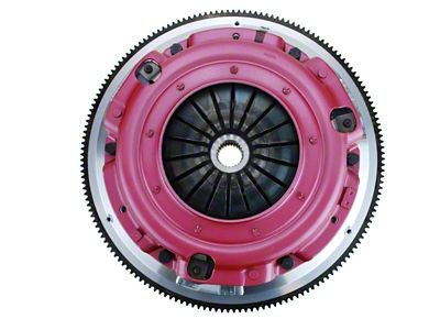 RAM Clutches Force 9.5 900 Series Metallic Dual Disc Clutch Kit with 6-Bolt Aluminum Flywheel; 10-Spline (86-95 5.0L Mustang)