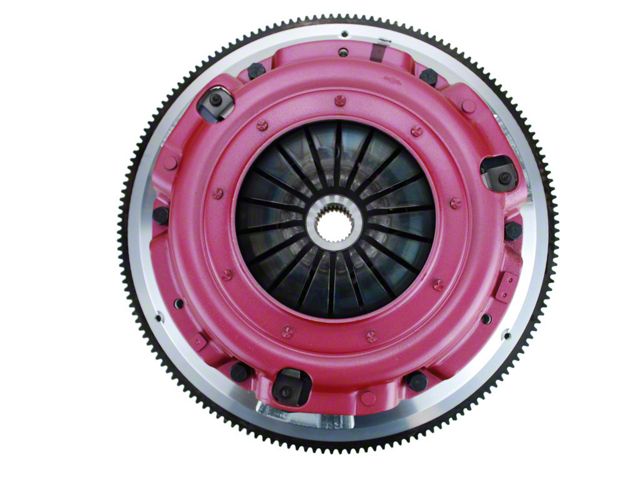 RAM Clutches Force 9.5 900 Series Metallic Dual Disc Clutch Kit with 6-Bolt Aluminum Flywheel; 10-Spline (96-04 4.6L Mustang)