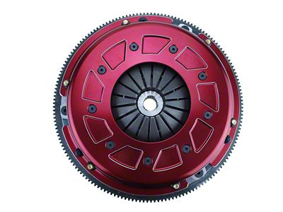 RAM Clutches Pro Street 300 Series Organic Dual Disc Clutch Kit with 8-Bolt Steel Flywheel; 23-Spline (11-17 Mustang GT; 12-13 Mustang BOSS 302)