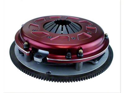 RAM Clutches Pro Street 900 Series Metallic Dual Disc Clutch Kit with 8-Bolt Steel Flywheel; 10-Spline (99-04 4.6L Mustang)