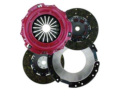 RAM Clutches Concept 10.5 300 Series Organic Dual Disc Clutch Kit; 23-Spline (11-17 Mustang GT)