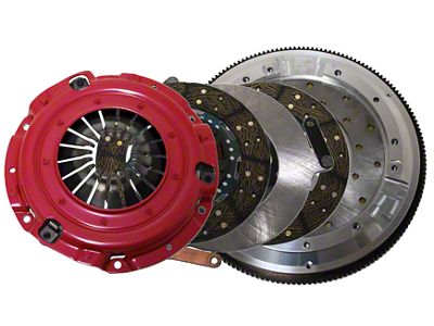 RAM Clutches Force 9.5 300 Series Organic Dual Disc Clutch Kit with 8-Bolt Aluminum Flywheel; 23-Spline (11-17 Mustang GT; 12-13 Mustang BOSS 302)