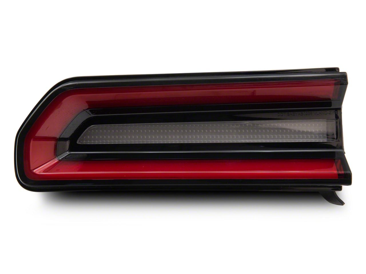 Raxiom Challenger LED Tail Lights; Black Housing; Red Lens CH15224