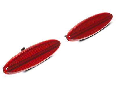 Raxiom Axial Series LED Rear Side Markers; Red (97-04 Corvette C5)