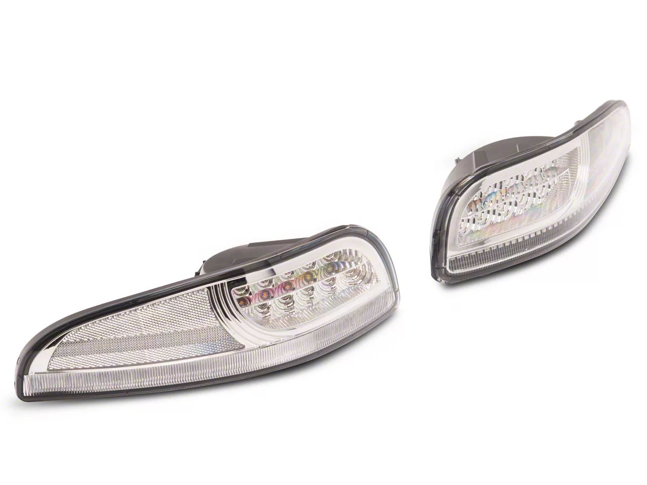 Raxiom Corvette Axial Series LED Sequential Turn Signals; Clear CV4597