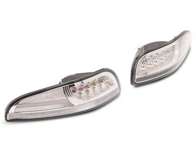 Raxiom Axial Series LED Sequential Turn Signals; Clear (97-04 Corvette C5)