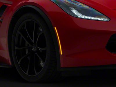 Raxiom Axial Series LED Side Markers; Smoked (14-19 Corvette C7)